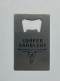 Stainless Bottle Opener / Business Card - Custom Printed & Engraved (10 Pack)