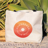 Burlap Tote Bag - Custom Printed