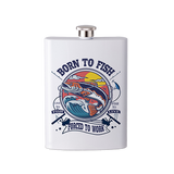 Custom Printed Stainless Flask - 8oz
