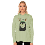 Solar Performance Long Sleeve Hoodie - Custom Printed
