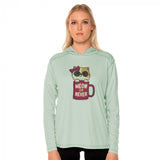 Solar Performance Long Sleeve Hoodie - Custom Printed