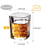 Square Shot Glass - Custom Etched, 2oz. (2 Pack)