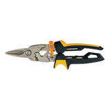Fiskars Pro PowerGear Aviation Snips (Straight Cut) - Custom Engraved