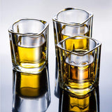 Square Shot Glass - Custom Etched, 2oz. (2 Pack)