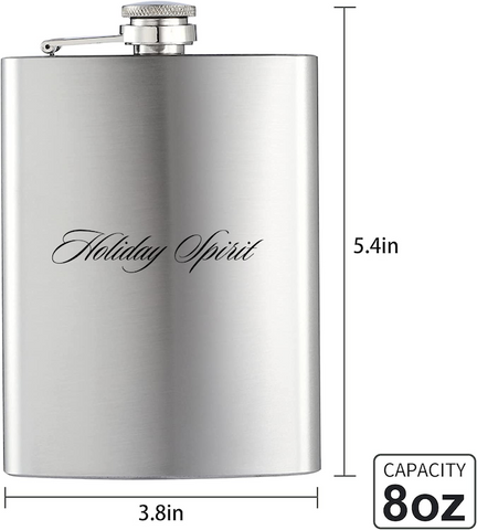Custom Engraved Flask - 8oz